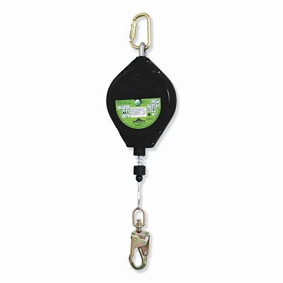 SureWerx® Leading Edge Self-Retracting Lifeline, 30 Ft, steel carabiner, 310 lb, swivel snap hook with load indicator, 1 (853-V845533030LE)
