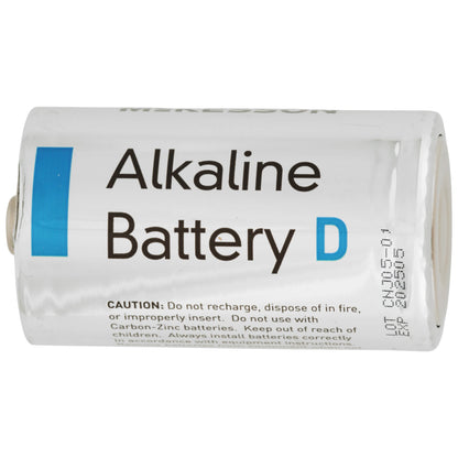 McKesson Alkaline Battery D Cell 1.5V Disposable 24 Pack (854615_BX)
