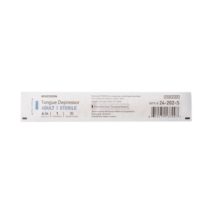 McKesson Tongue Depressor 6 Inch Length Wood Senior (508714_CS)