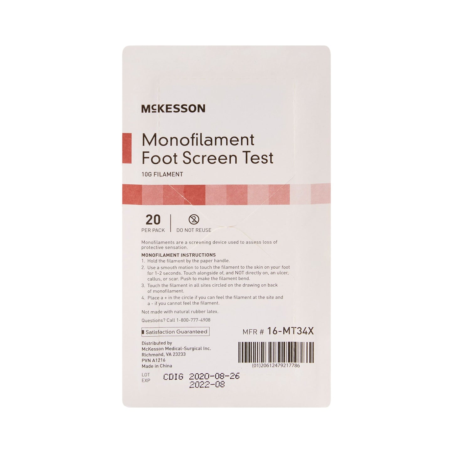 McKesson Monofilament Sensory Test 10 Gram (1074987_CS)