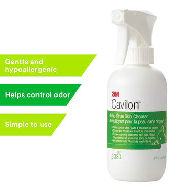 3M™ Cavilon™ Rinse-Free Cleanser Liquid 8 oz. Pump Bottle Floral Scent (324084_EA)
