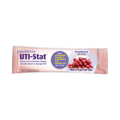 UTI-Stat® Oral Supplement Cranberry Flavor Liquid 1 oz. Individual Packet (860996_CS)