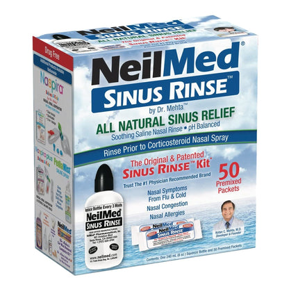 Neilmed® Sinus Rinse™ Saline Nasal Rinse Kit 0.65% Strength 50 Packets (559376_EA)