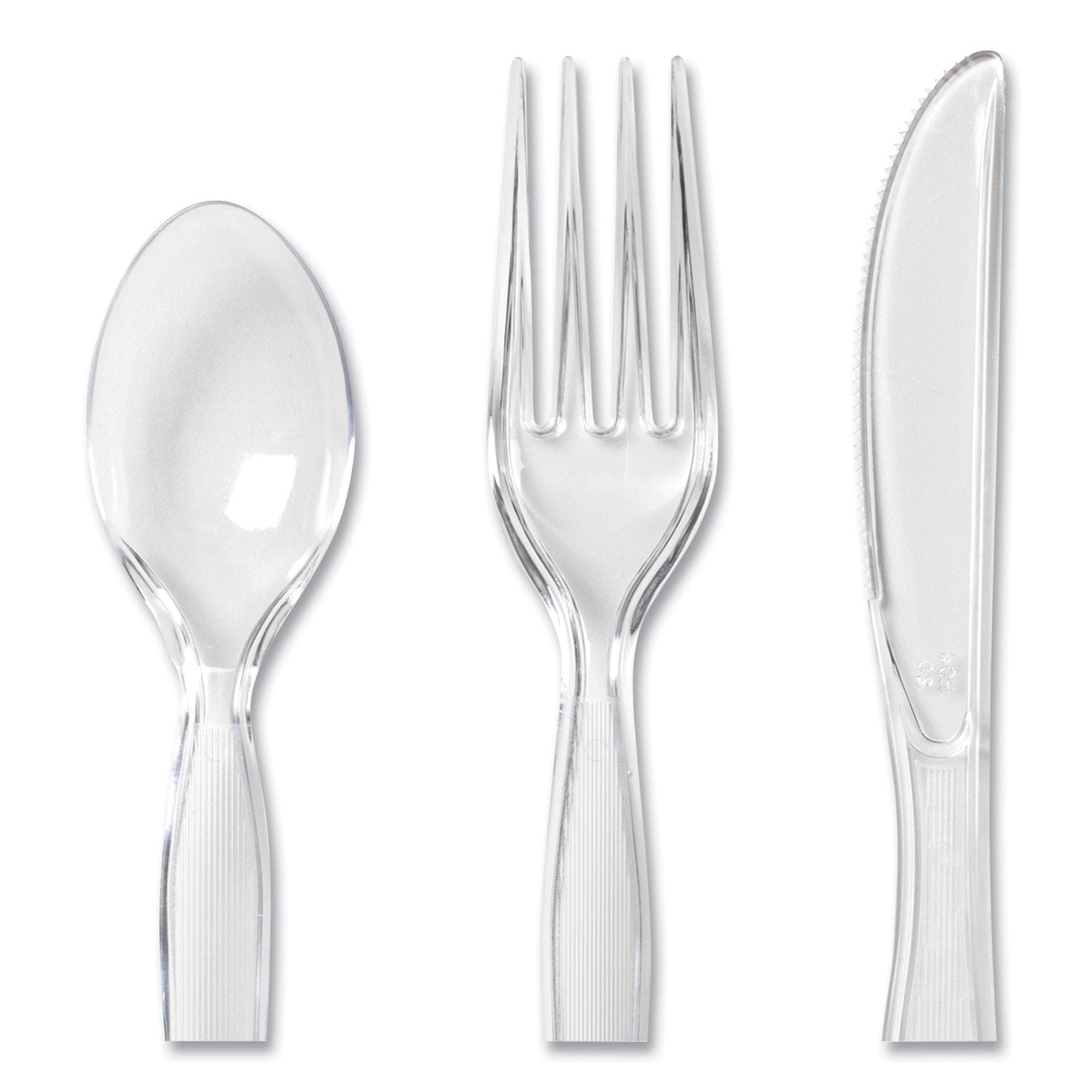 dixie-cutlery-keeper-tray-with-clear-plastic-utensils-60-forks-num-dxech0180dx_3