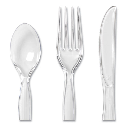 dixie-cutlery-keeper-tray-with-clear-plastic-utensils-60-forks-num-dxech0180dx_3