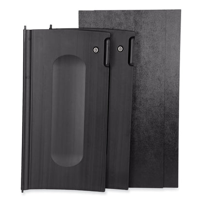 Rubbermaid® Commercial Executive Janitorial Cleaning Cart Locking Cabinet Door Kit, Black (RCP1995833)