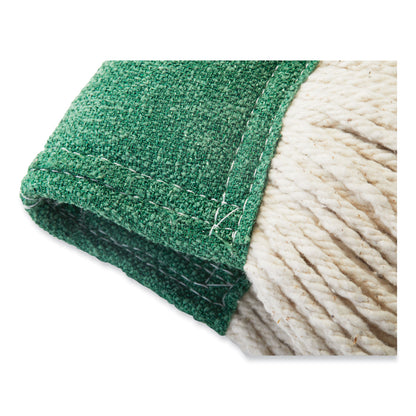 Rubbermaid® Commercial Web Foot BLEND SHRINKLESS Mop Head, Cotton/Synthetic, Small, Orange, 6/Carton (RCPFGA25306OR00)