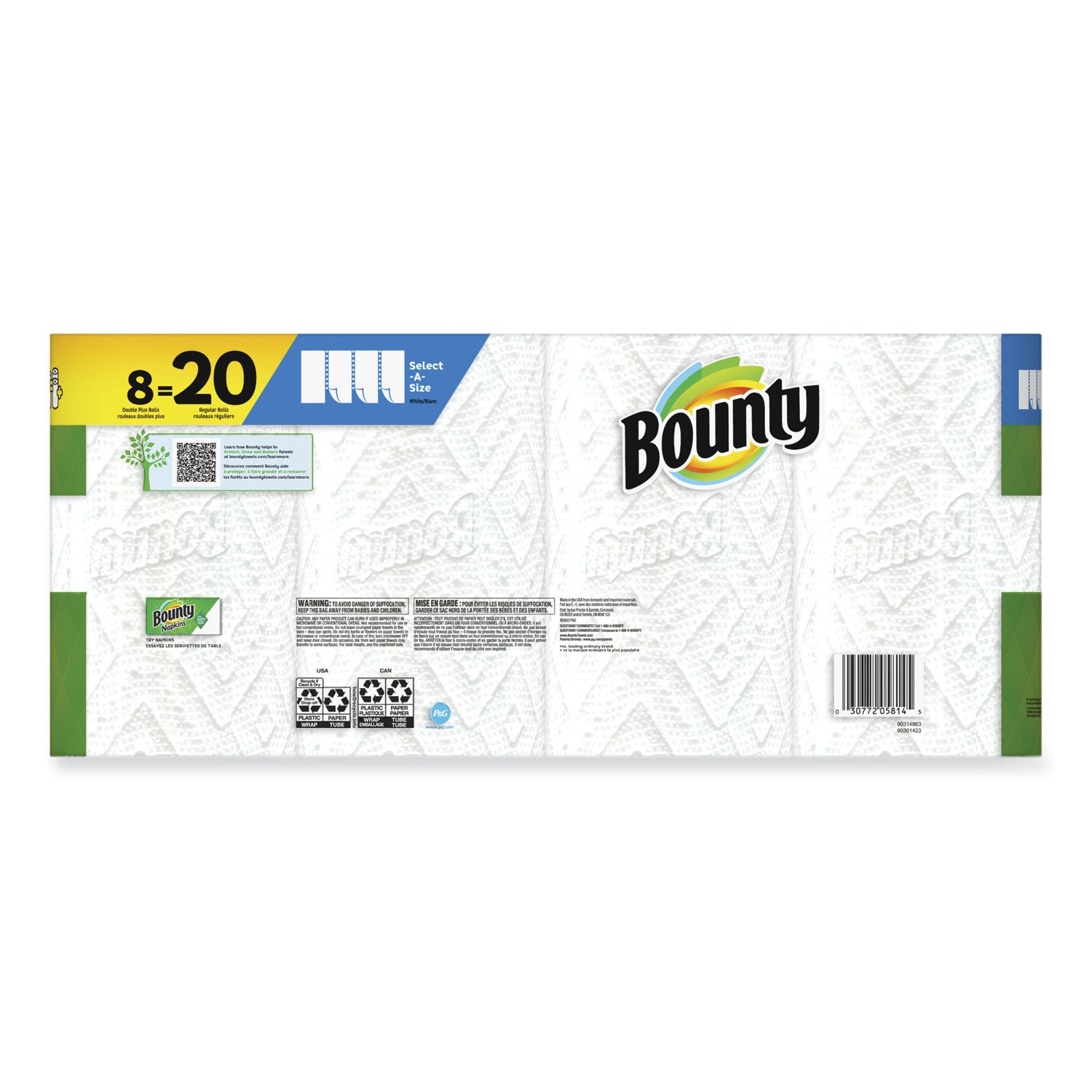 bounty-r-select-a-size-kitchen-roll-paper-towels-2-ply-5-9-x-11-white-103-sheets-double-plus-roll-8-rolls-pack-pgc19274_2