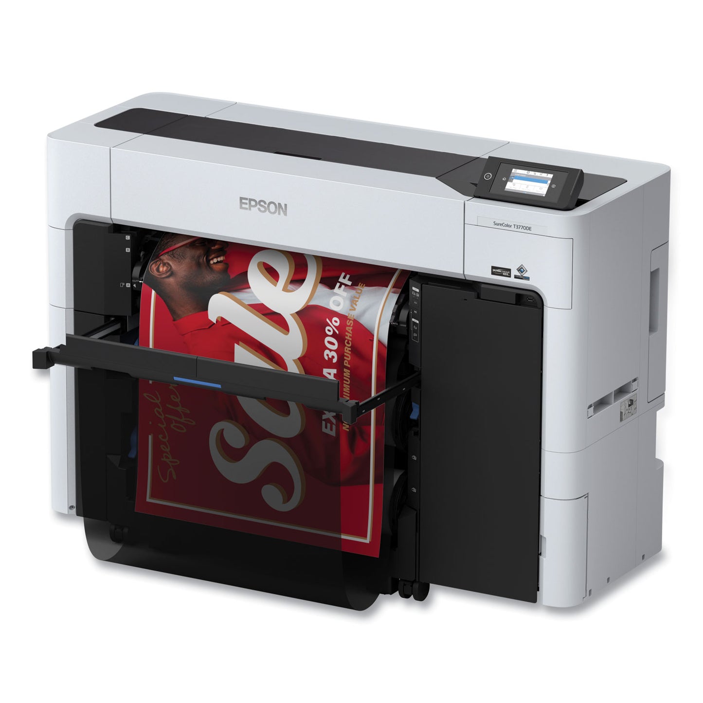 Epson® SureColor T3770DE 24" Wireless Large Format Dual Roll CAD/Tech Printer (EPSSCT3770EDR)