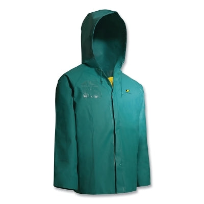 Dunlop® Protective Footwear Chemtex Jacket with Hood, 2X-Large, PVC, Green (868-71034002X)