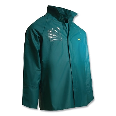 Dunlop® Protective Footwear Sanitex Jacket with Hood Snaps, 2X-Large, PVC, Green (868-71232002X)