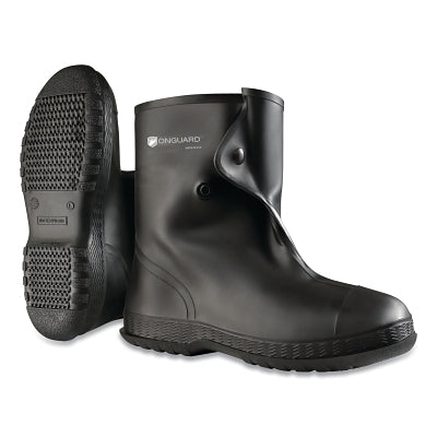 Dunlop® Protective Footwear Overshoes, Small, 10 in, PVC, Black (868-8602000SM)