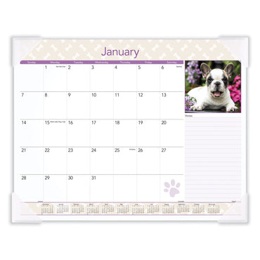 at-a-glance-puppies-monthly-desk-pad-calendar-num-aagdmd16632_2