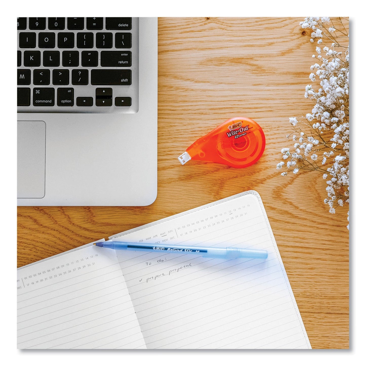 round-stic-xtra-life-ballpoint-pen-stick-medium-1-mm-blue-ink-translucent-blue-barrel-144-pack-bicgsm144azblu_3