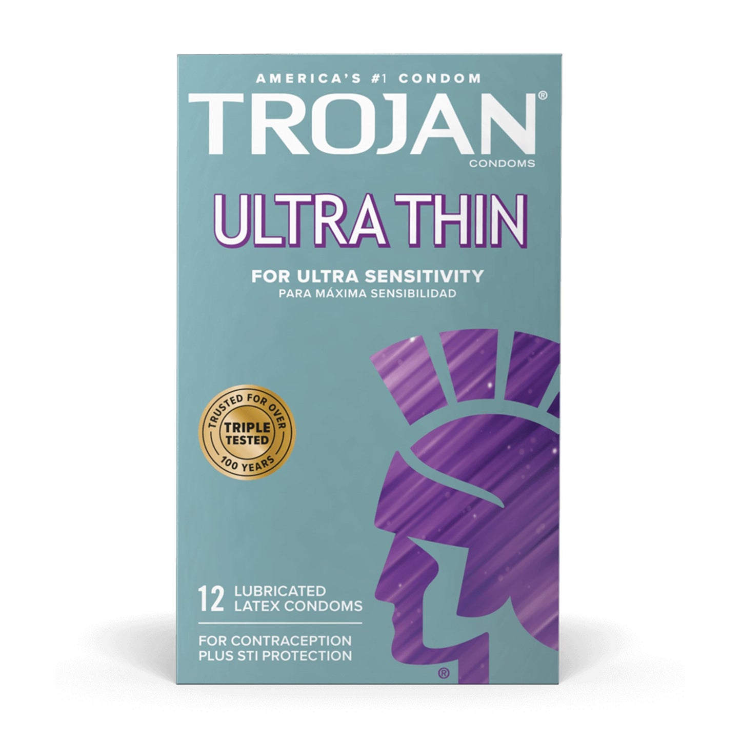 Trojan® Condom Lubricated 12 per Box (1193267_BX)