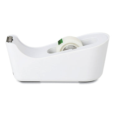 Scotch® C18 Desktop Dispenser, 1" Core, White (MMMC18MX)