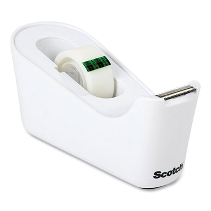 Scotch® C18 Desktop Dispenser, 1" Core, White (MMMC18MX)
