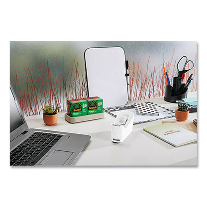 Scotch® C18 Desktop Dispenser, 1" Core, White (MMMC18MX)