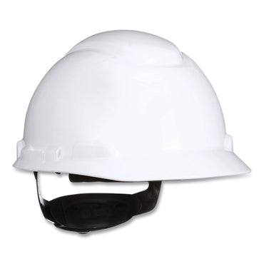 3M™ SecureFit Hard Hat with Uvicator, Four-Point Ratchet Suspension, White (MMMH701SFRUV)