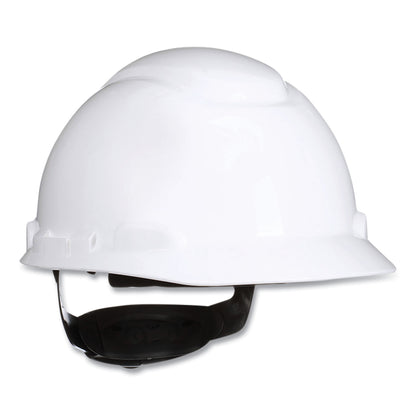3M™ SecureFit Hard Hat with Uvicator, Four-Point Ratchet Suspension, White (MMMH701SFRUV)