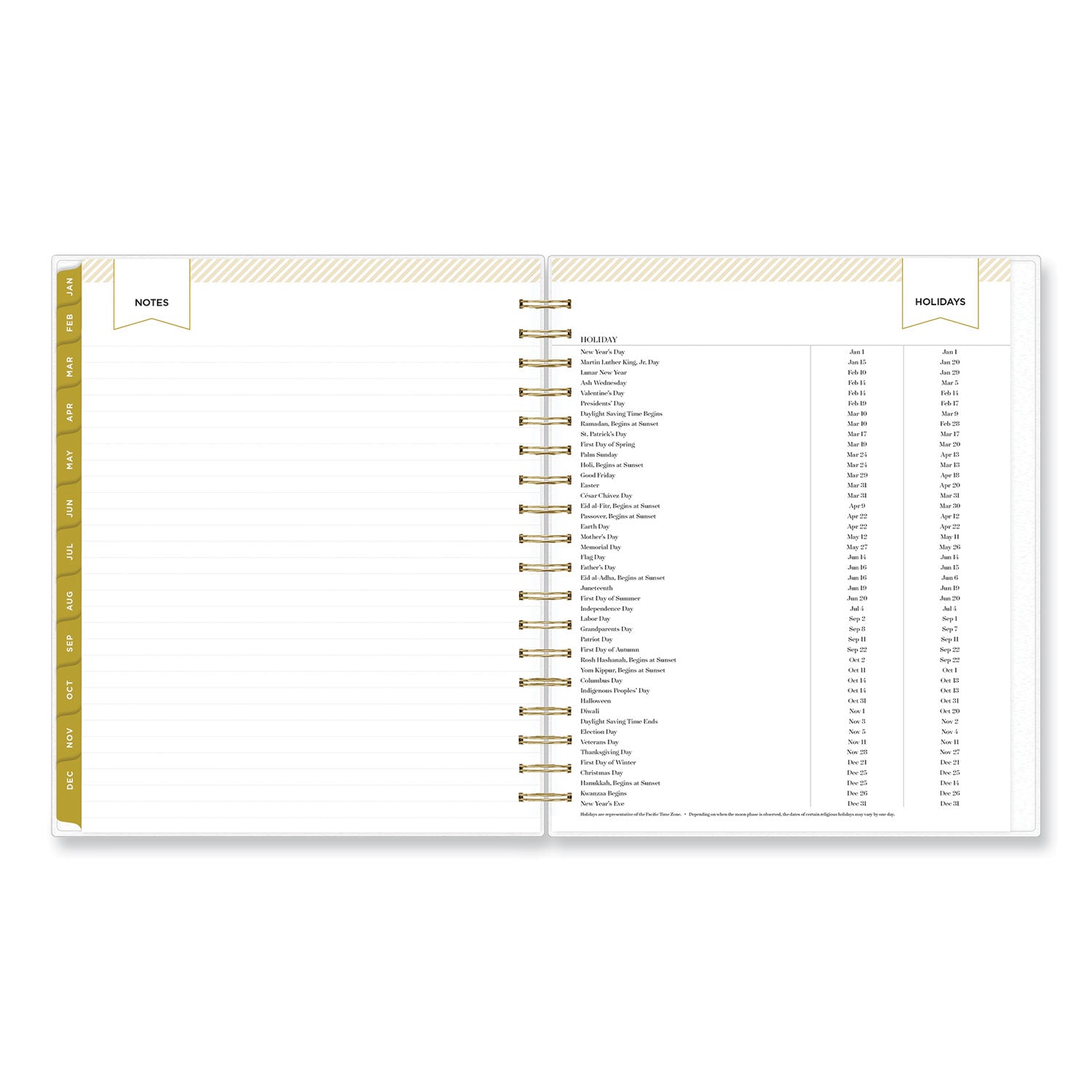 day-designer-navy-stripe-daily-monthly-planner-navy-stripe-artwork-10-x-8-navy-white-gold-cover-12-month-jan-dec-2024-bls142098_2