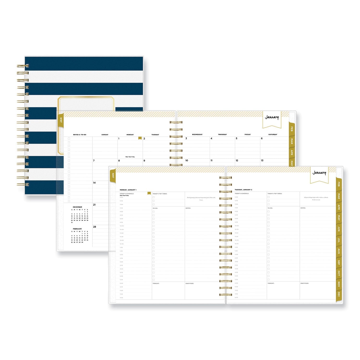 day-designer-navy-stripe-daily-monthly-planner-navy-stripe-artwork-10-x-8-navy-white-gold-cover-12-month-jan-dec-2024-bls142098_1