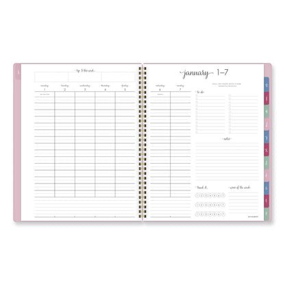 AT-A-GLANCE® Harmony Weekly/Monthly Poly Planner, 11 x 9.38, Pink Cover, 13-Month: Jan 2026 to Jan 2027 (AAG109990527)
