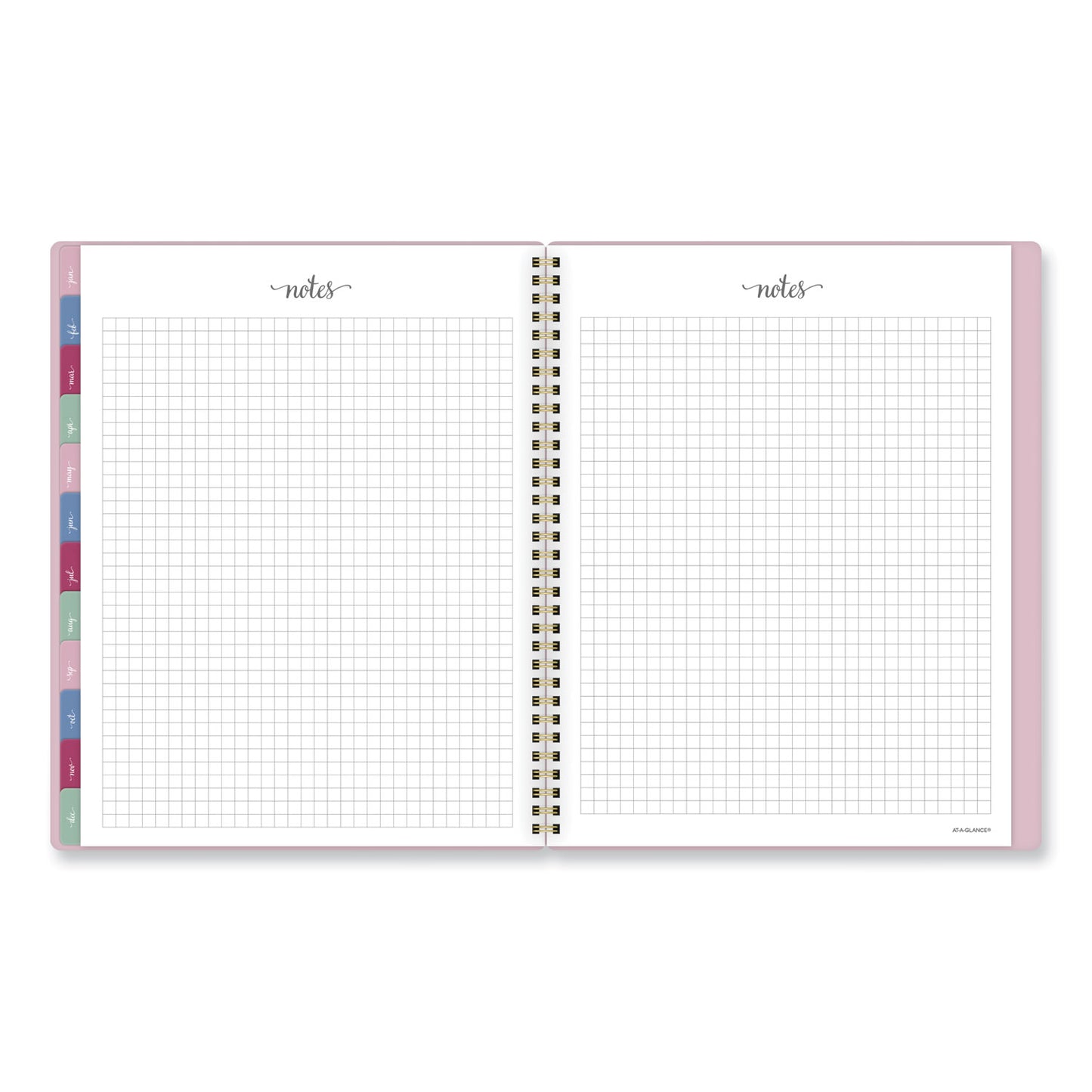 AT-A-GLANCE® Harmony Weekly/Monthly Poly Planner, 11 x 9.38, Pink Cover, 13-Month: Jan 2026 to Jan 2027 (AAG109990527)