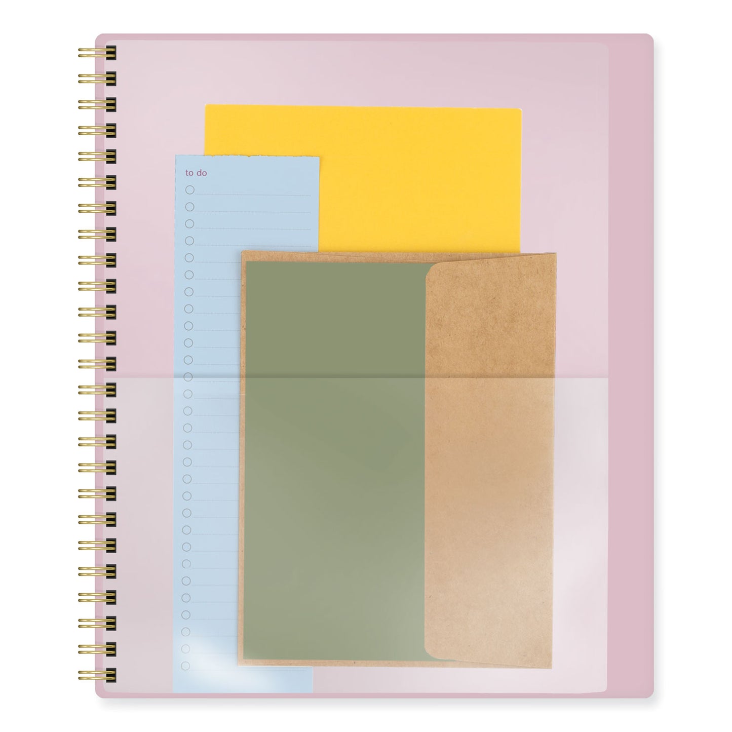 AT-A-GLANCE® Harmony Weekly/Monthly Poly Planner, 8.81 x 7.88, Pink Cover, 13-Month: Jan 2026 to Jan 2027 (AAG109980527)