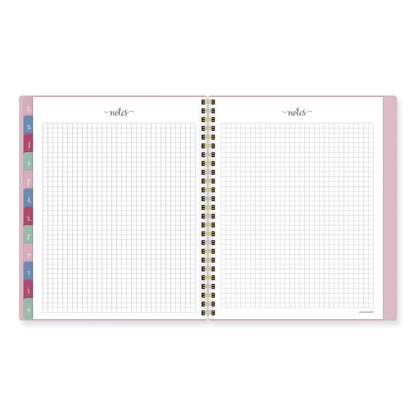 AT-A-GLANCE® Harmony Weekly/Monthly Poly Planner, 8.81 x 7.88, Pink Cover, 13-Month: Jan 2026 to Jan 2027 (AAG109980527)