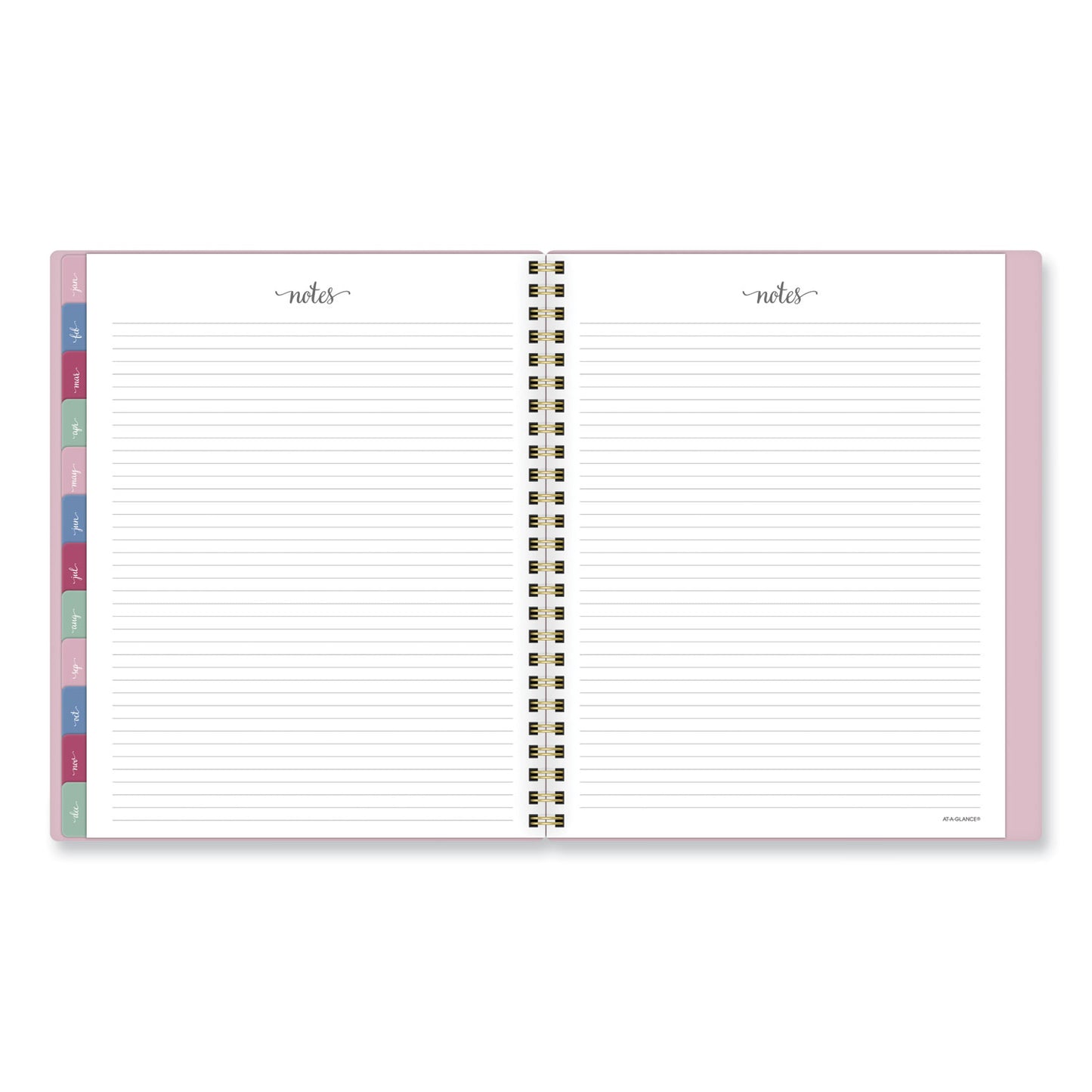 AT-A-GLANCE® Harmony Weekly/Monthly Poly Planner, 8.81 x 7.88, Pink Cover, 13-Month: Jan 2026 to Jan 2027 (AAG109980527)