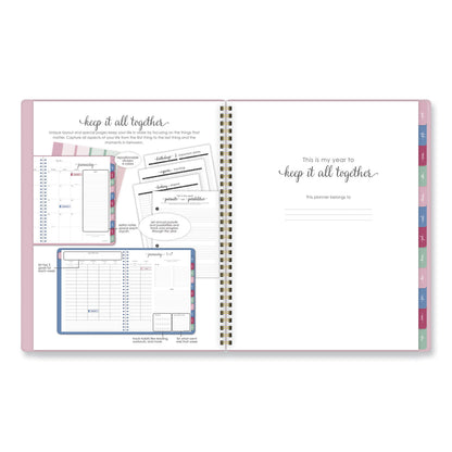 AT-A-GLANCE® Harmony Weekly/Monthly Poly Planner, 11 x 9.38, Pink Cover, 13-Month: Jan 2026 to Jan 2027 (AAG109990527)