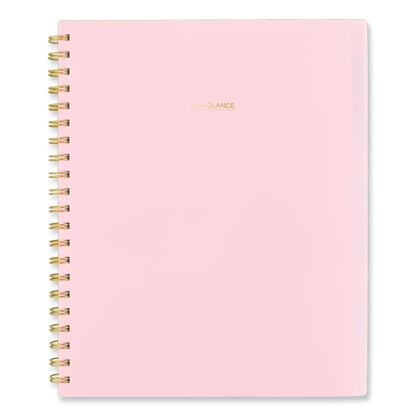 AT-A-GLANCE® Harmony Weekly/Monthly Poly Planner, 11 x 9.38, Pink Cover, 13-Month: Jan 2026 to Jan 2027 (AAG109990527)