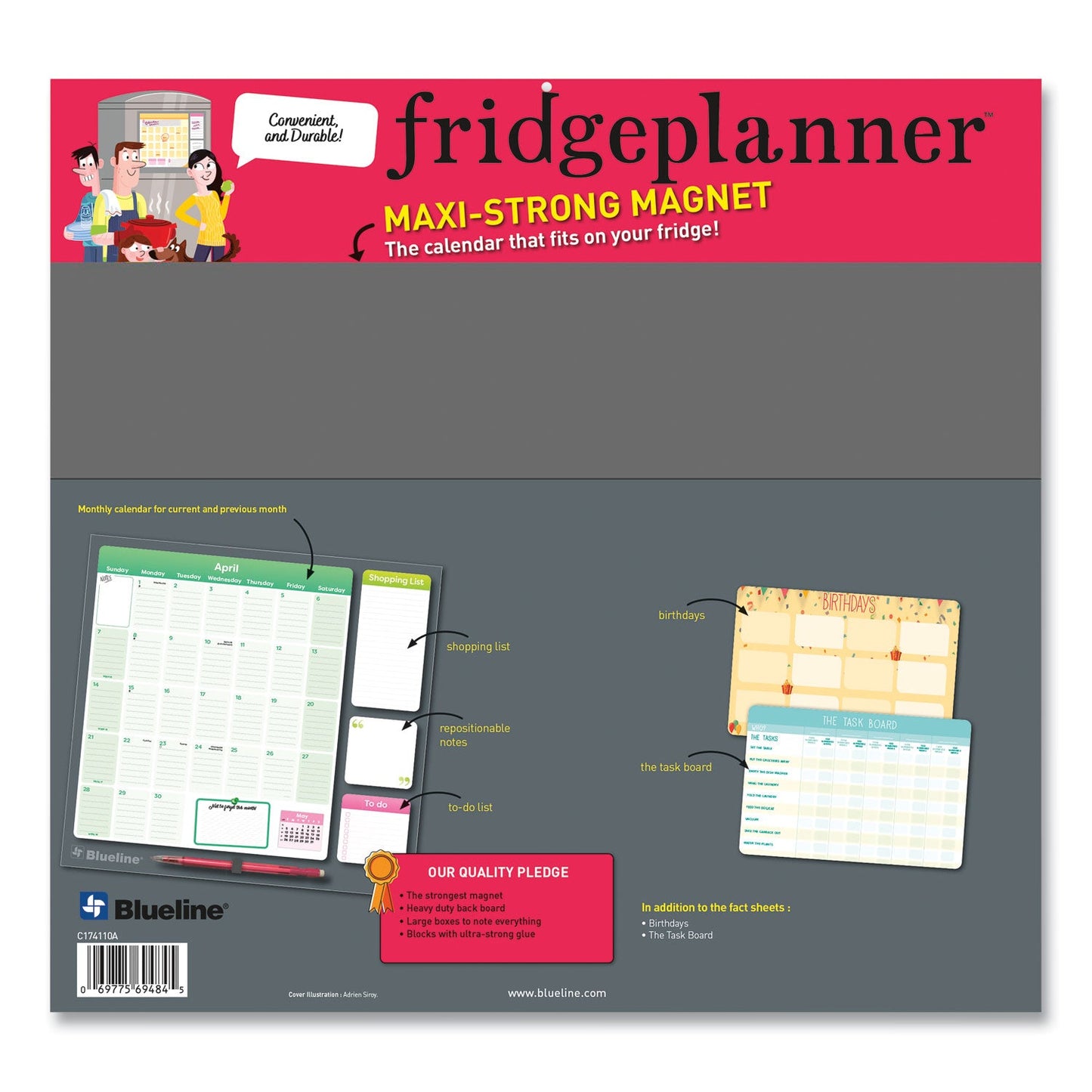 blueline-fridge-planner-magnetized-monthly-calendar-with-pads-pencil-num-redc174110a_3