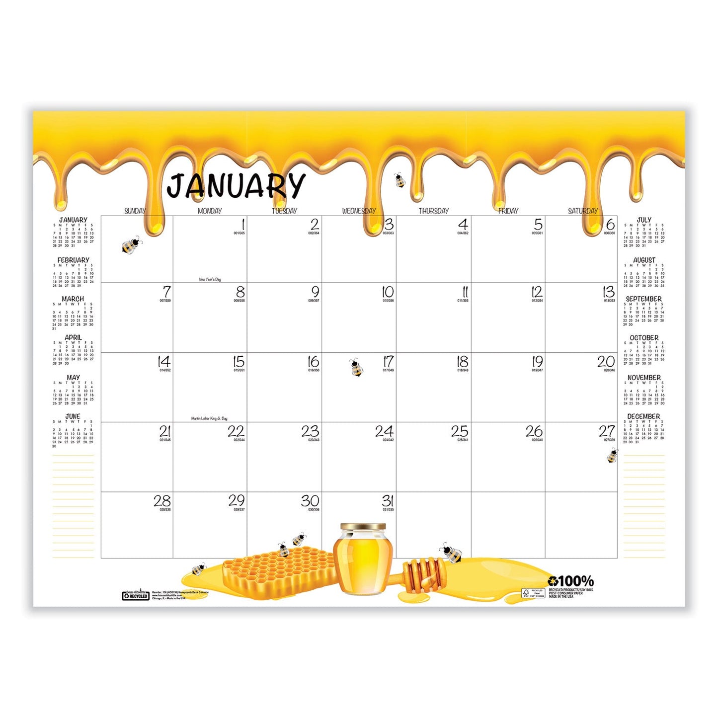 house-of-doolittle-recycled-honeycomb-desk-pad-calendar-num-hod156_2