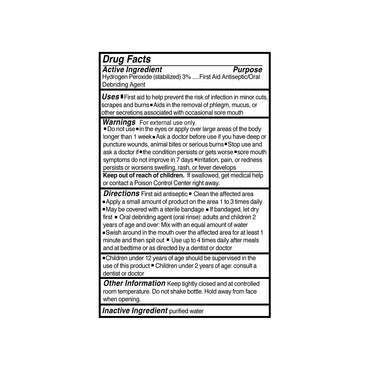 McKesson Brand Antiseptic Hydrogen Peroxide Topical Liquid 4 oz. Bottle (141564_EA)