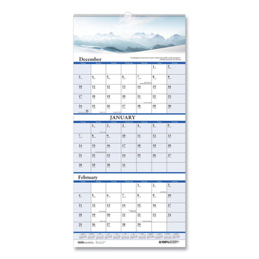 house-of-doolittle-earthscapes-recycled-3-month-vertical-wall-calendar-num-hod3638_2