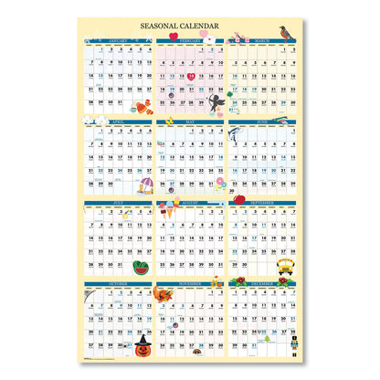 house-of-doolittle-recycled-seasonal-laminated-wall-calendar-num-hod3983_2
