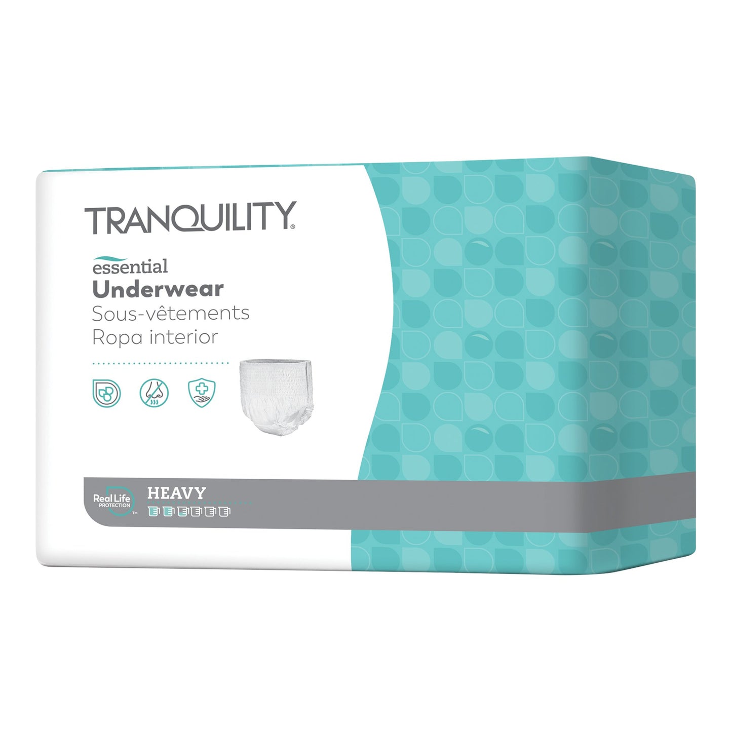 Tranquility® Essential Unisex Adult Absorbent Underwear Pull On with Tear Away Seams X-Large Disposable Heavy Absorbency (455913_CS)