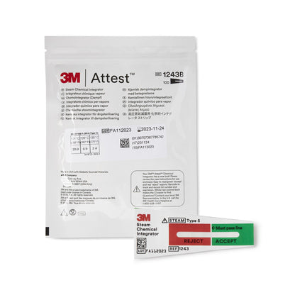 Attest™ Sterilization Chemical Integrator Strip Steam 2 Inch Length (365492_CS)