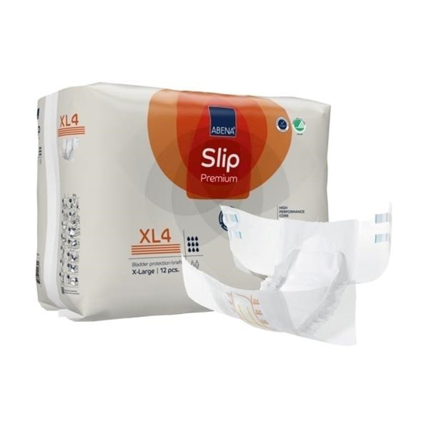 Abena® Slip Premium XL4 Unisex Adult Incontinence Brief X-Large Disposable Heavy Absorbency (1218210_CS)