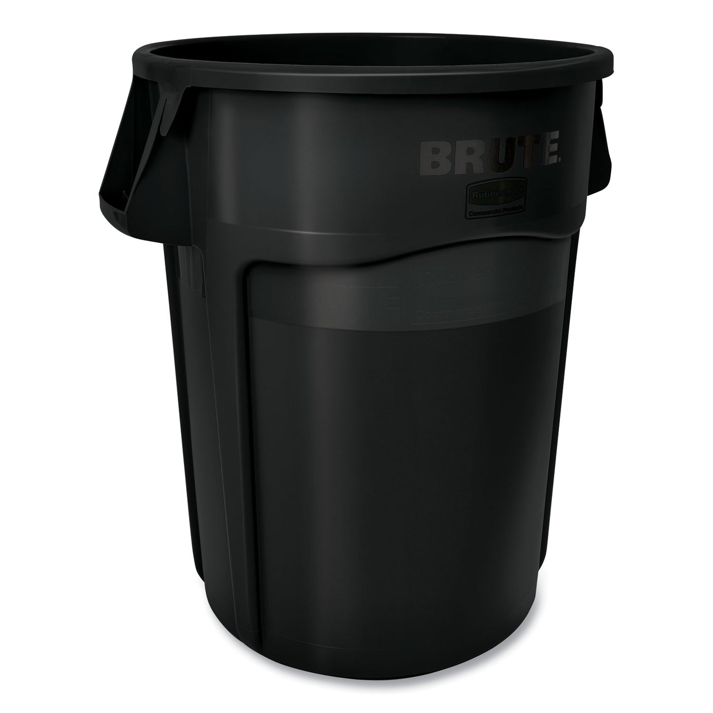 Rubbermaid® Commercial Brute Container, 55 gal, Resin, Black, 3/Carton (RCP17797393)