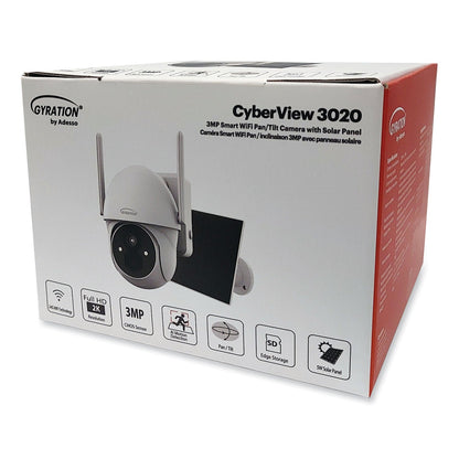 gyration-cyberview-3020-3mp-smart-wifi-pan-tilt-camera-with-solar-panel-num-adecybrview3020_3