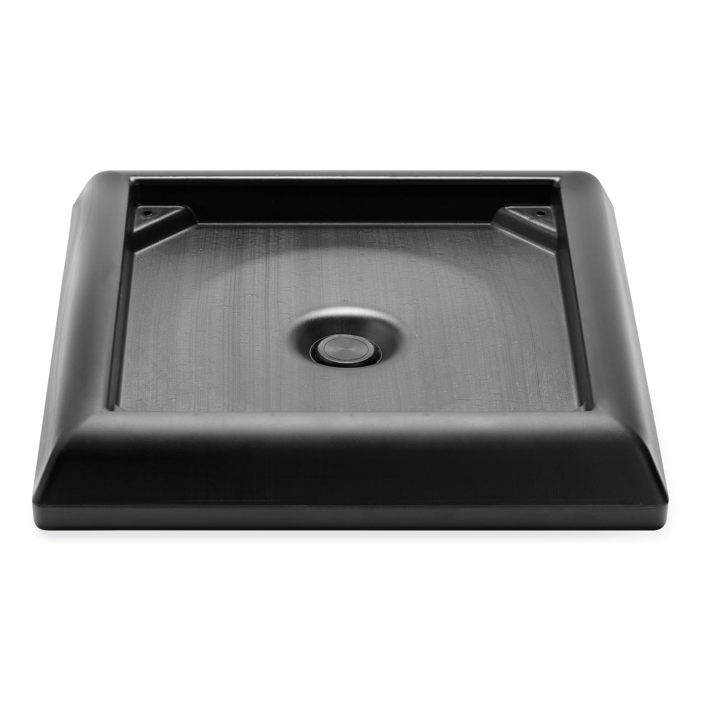 Rubbermaid® Commercial Ranger Weight Base, 24.5" x 24.5", Black (RCP9177BLA)