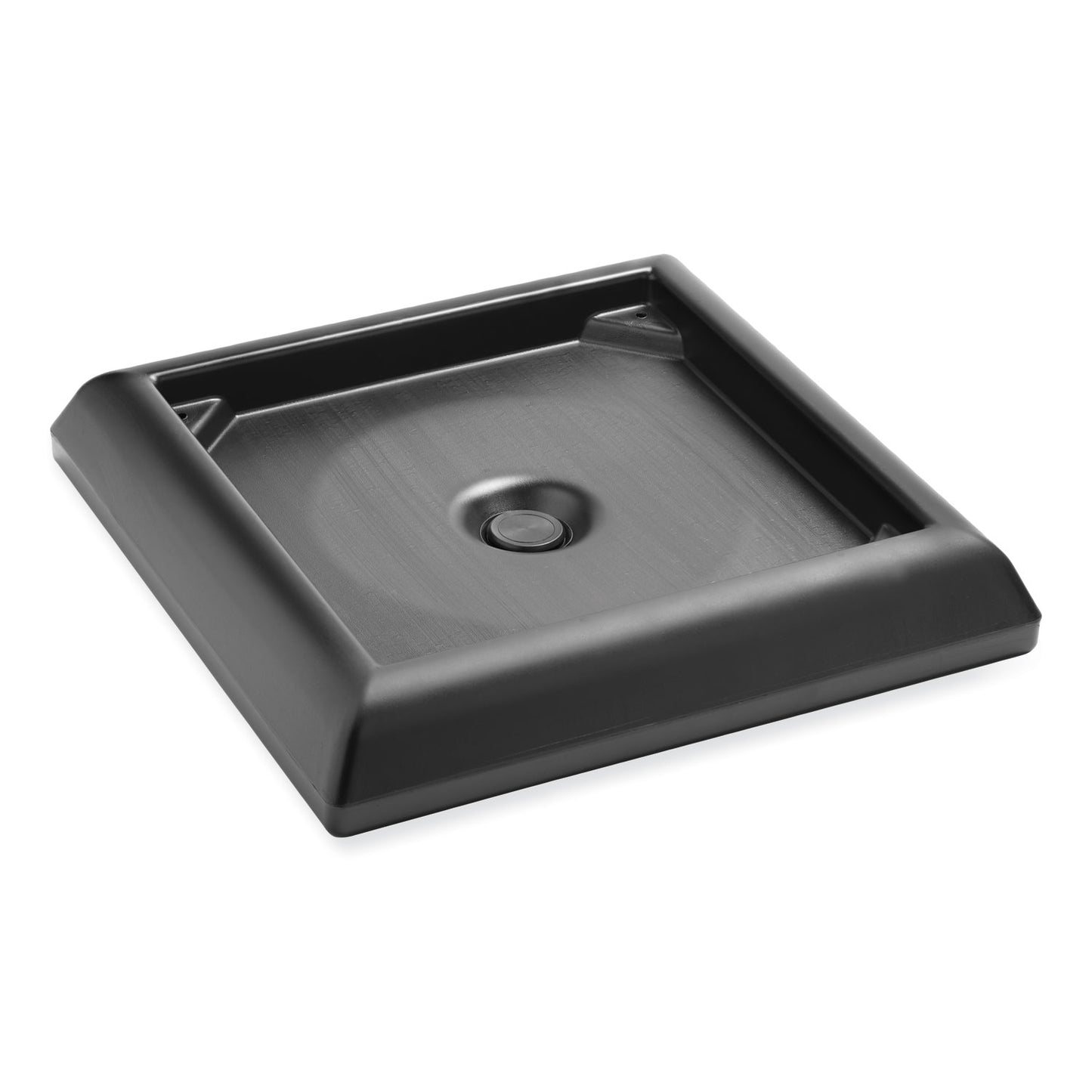 Rubbermaid® Commercial Ranger Weight Base, 24.5" x 24.5", Black (RCP9177BLA)