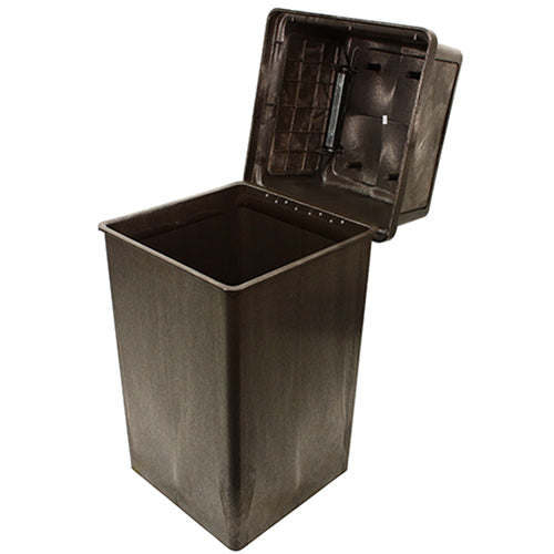 Impact® Vanguard™ 45 Gallon Indoor/Outdoor Trash Receptacle, Brown, 1/Case (IMP87504)