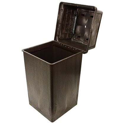 Impact® Vanguard™ 45 Gallon Indoor/Outdoor Trash Receptacle, Brown, 1/Case (IMP87504)