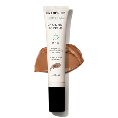 MDSolarsciences™ MD Mineral BB Crème Makeup with Sunscreen SPF 50 Cream 1.23 oz. Tube (1230947_CS)
