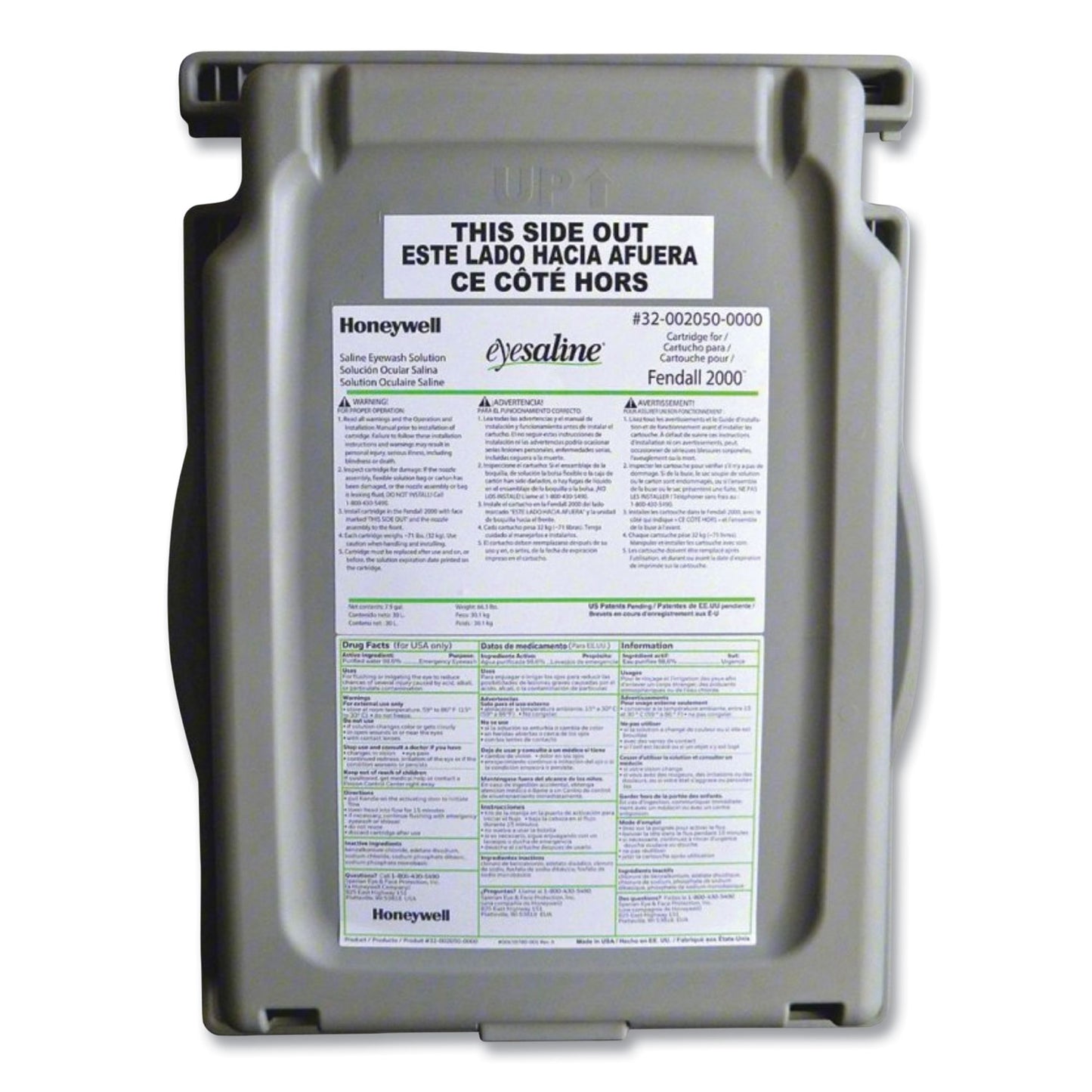 Honeywell Fendall 2000 Sterile Eyesaline Refill Cartridge, 6.9 gal (FND320024500000)