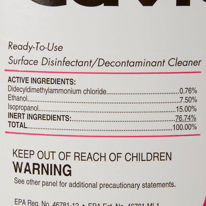 CaviCide1™ Surface Disinfectant Cleaner Alcohol Based Manual Pour Liquid 1 gal. Jug Alcohol Scent NonSterile (803721_CS)